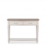 Console Table In Grey Washed Oak & Soft Grey - Chateau