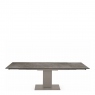 CS/4072-R Extending Table With Ceramic Lead Grey Top - Calligaris Echo