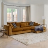 Large LHF Chaise Sofa In Fabric - Cirrus