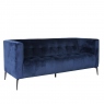 2 Seat Sofa In Fabric Or Leather - Cosenza Metal