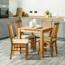 80cm Compact Dining Table - Royal Oak