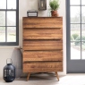 5 Drawer Tall Chest - Pagoda