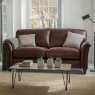 2 Seat Formal Back Sofa In Leather - Parker Knoll Devonshire