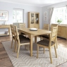 Wooden Vertical Slat Back Dining Chair In Brown - Kenwood