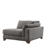 Large RHF Chaise End Unit In Fabric - Linara