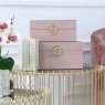 Pink & Gold - Nara Set Of 2 Jewellery Boxes