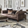 2 Seat Shallow Sofa In Leather - Roosevelt