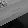 Sideboard Grey Wood Effect Ceramic Top - Conrad