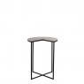 Corner Side Table In Champagne Gold Finish - Exham
