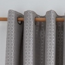 Flynn Silver Pair of Blackout Pencil Pleat Readymade Curtains