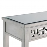 Console Table - Silver Paint & Mirror - Simone