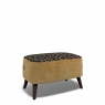 Small Bench Stool In Fabric - Orla Kiely Donegal