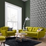 Small Sofa In Fabric - Orla Kiely Laurel
