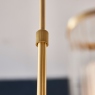 Satin Brass 12 Light Ceiling Light - Newton