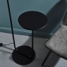 Roy Floor Lamp With Table Satin Black
