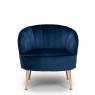 Accent Chair In Velvet - Lottie