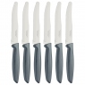 6 Piece Grey Serrated Knife Set - Tramontina