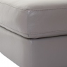 Footstool In Leather - Preludio