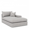 RHF Chaise Unit In Fabric - Sapphire