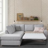 LHF Footstool Sofabed Corner Group In Fabric - Waldorf