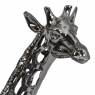 Black Nickel Sculpture - Giraffe