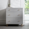 3 Drawer Chest In Grey Painted Finish - Contessa