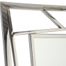 Rectangular Mirror With Stainless Steel Frame 180x85cm - Verla