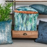 Orta Textured Blue Cushion Large