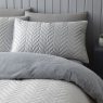 Catherine Lansfield Velvet Touch Zigzag Pinsonic Bedding Collection