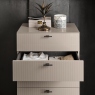 5 Drawer Chest In Pearl Line High Gloss - Kelly