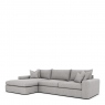 LHF Chaise Sofa In Fabric - Sapphire