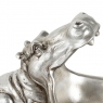 Silver Sculpture - Hendrix the Hippo