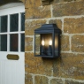 Holms 2 Outdoor Wall Light Black