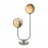 Planets 2 Globe Marble Gold Lamp