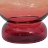 Elise Blush Pink Ombre Glass Vase
