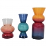 Elise Midnight Blue Ombre Glass Vase