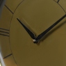 Whitmore Brass Round Mantel Clock