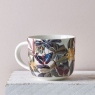 Floral Butterfly White Mug