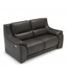 2 Seat 2 Power Recliner Sofa In Fabric Or Leather - Arezzo