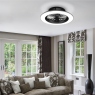 Black 70w LED Ceiling Light Fan - Mistral