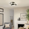 Breeze Ceiling Light Fan LED 75w White