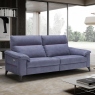 Extra Large Power Recliner Chair In Fabric - Treviso
