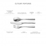 42 Piece Stainless Steel Cutlery Set - Robert Welch Blockley Slate