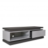 TV Unit With 1 Drawer Top In Oak Matt Lacquered Stucture & Fronts Without LEDS 160cm - Guarda