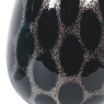 Tall Black Vase - Bubble