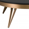 Coffee Table In Black Bevelled Glass - Eichholtz Rocco