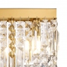 Gold & Clear Crystal Table Lamp - Tara