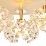Gold & Crystal 3 Light Flush - Carris