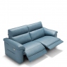 3 Seat 2 Power Recliners Sofa In Leather - Fiorano