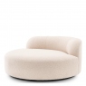 Round Sofa In Boucle Cream - Eichholtz Bjorn